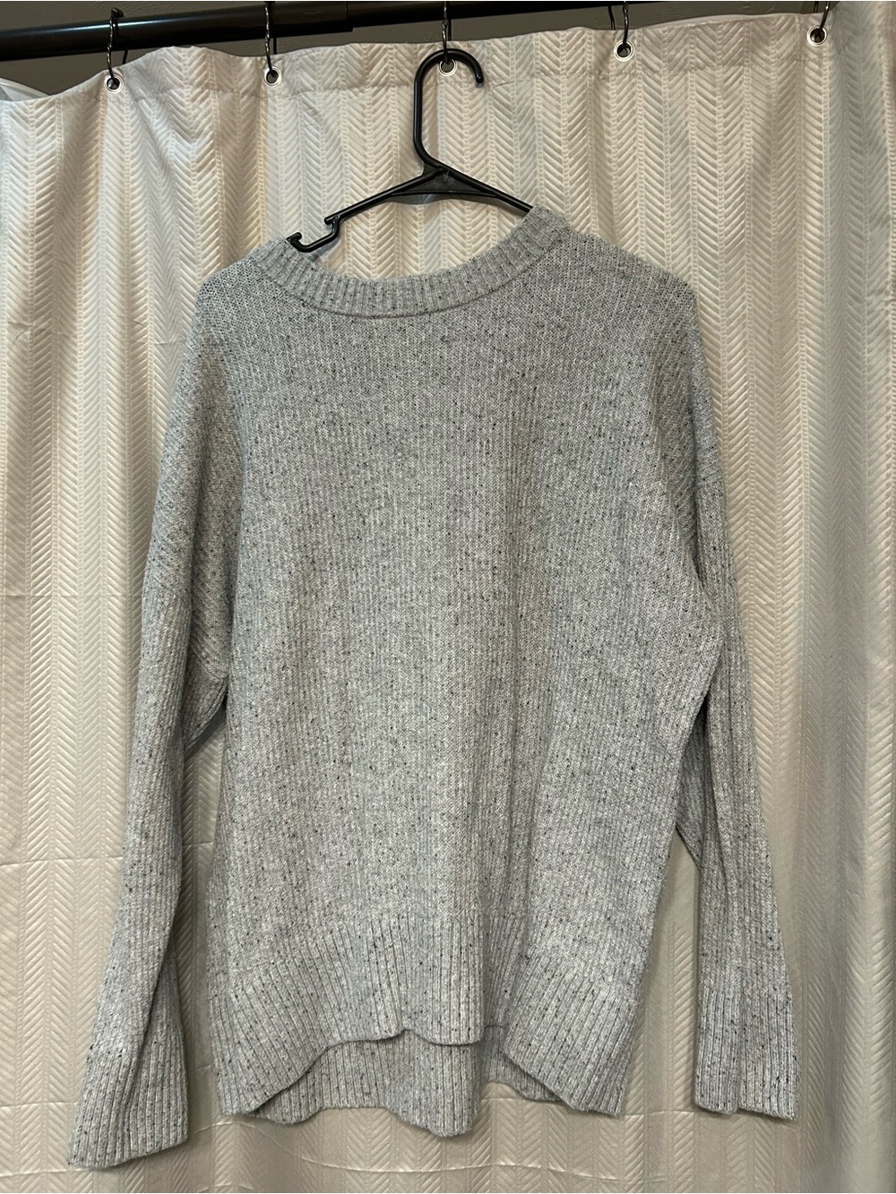 Old Navy SoSoft Gray Ribbed Knit Sweater Large